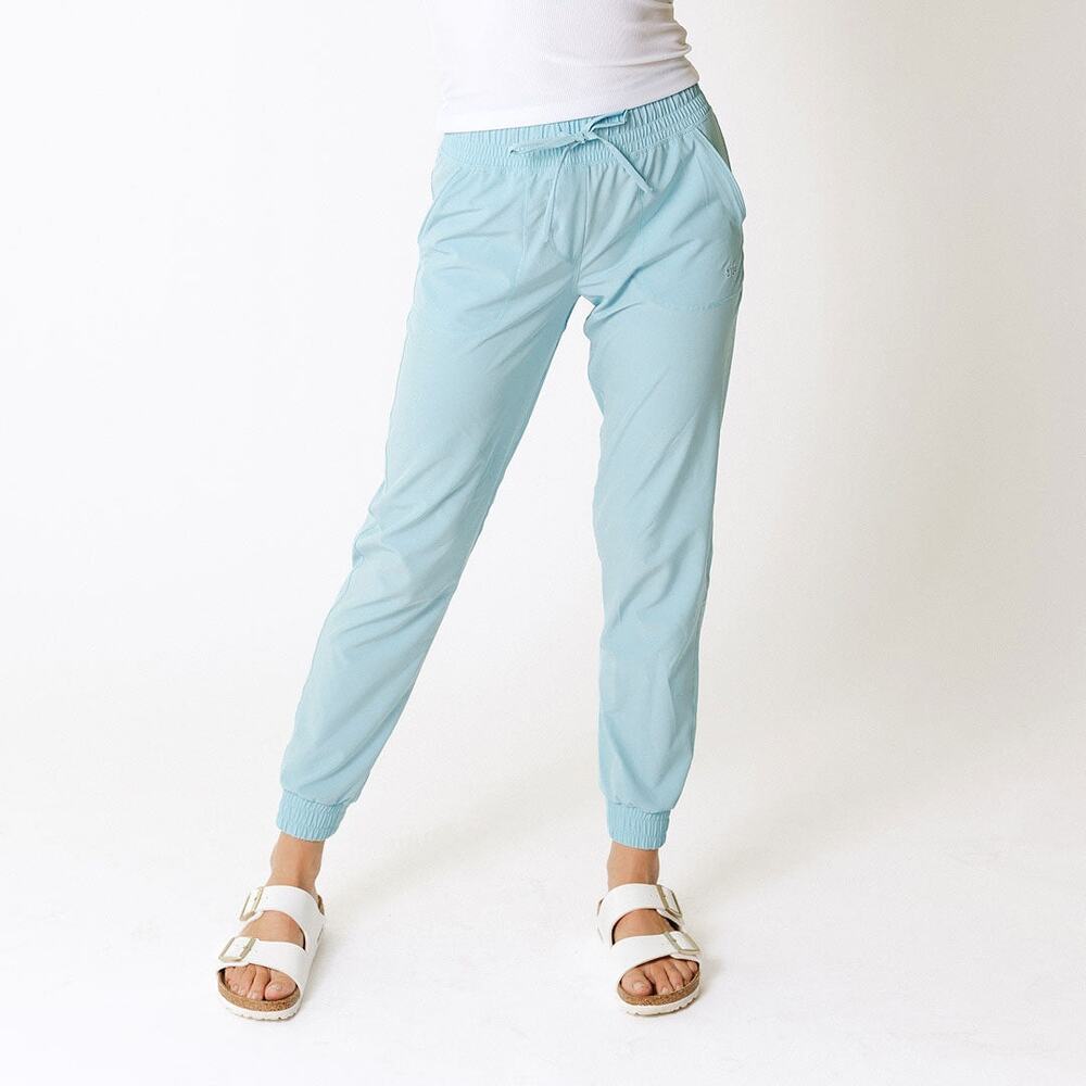 NWT ALBION ( Tall ) Sky Blue Destination Joggers Jogger Pants In Aqua Blue